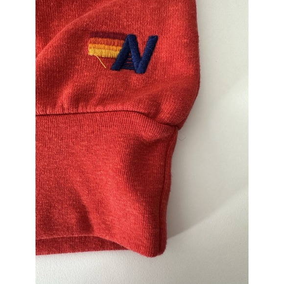 Aviator Nation Bolt Graphic Crew Sweatshirt Red‎ Womens Small - Picture 7 of 11